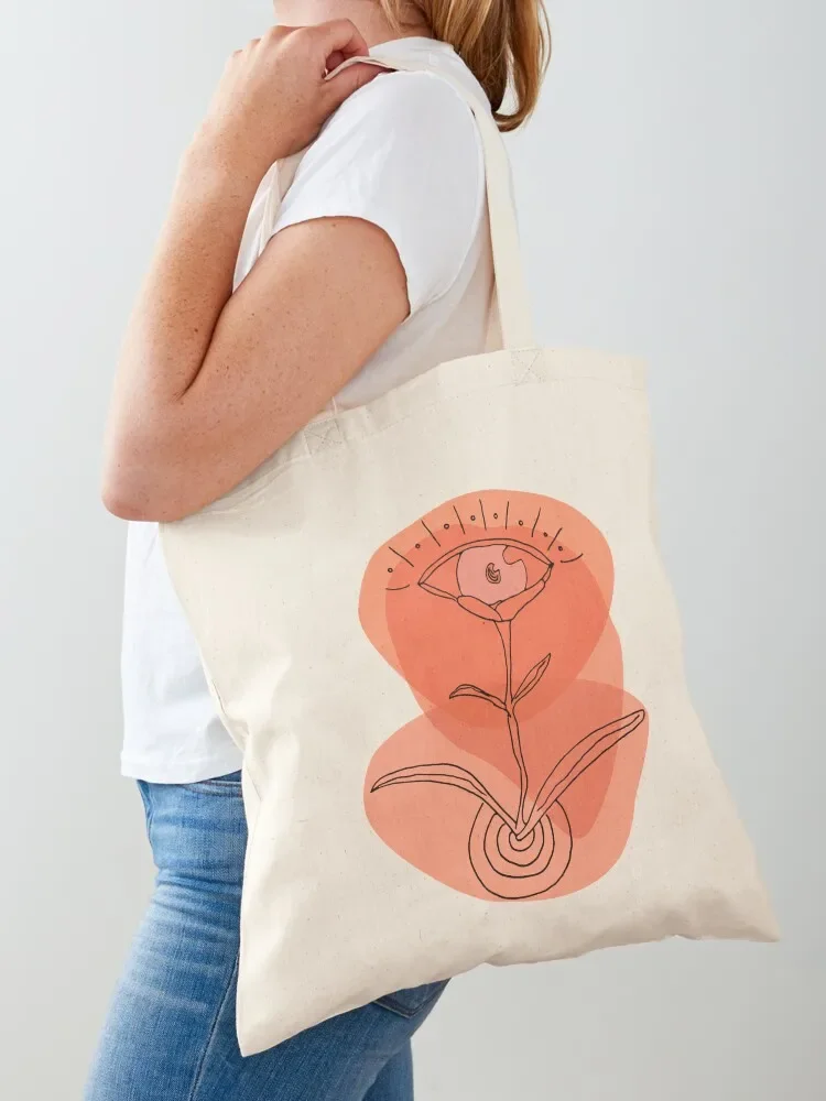 The Eye of the Storm in Orange Tote Bag cloth bag woman Cloth bag shopper women