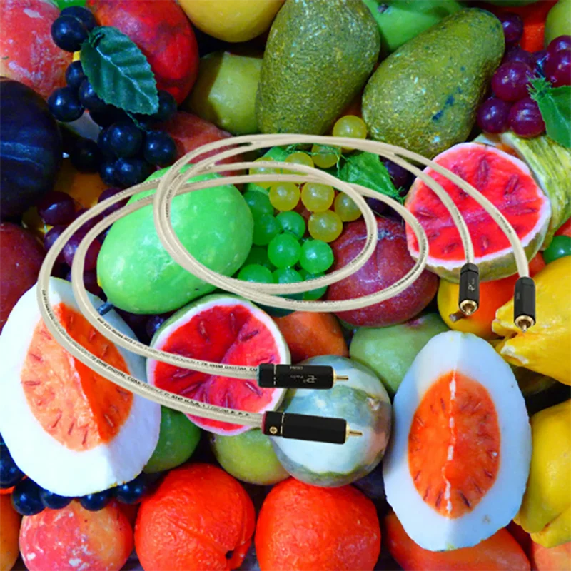 

Цифровой коаксиальный соединительный соединитель высокой чистоты с посеребренным покрытием, 75 Ом HIFI — кабель XLO для систем ЦАП/декодера ​