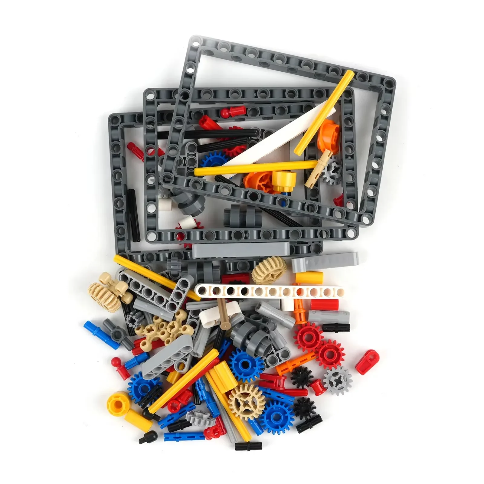 MOC-50877 علبة التروس المتتابعة للغاية المدمجة للغاية 135 قطعة 8 + N + R لأنظمة مكعبات البناء الشعبية #6