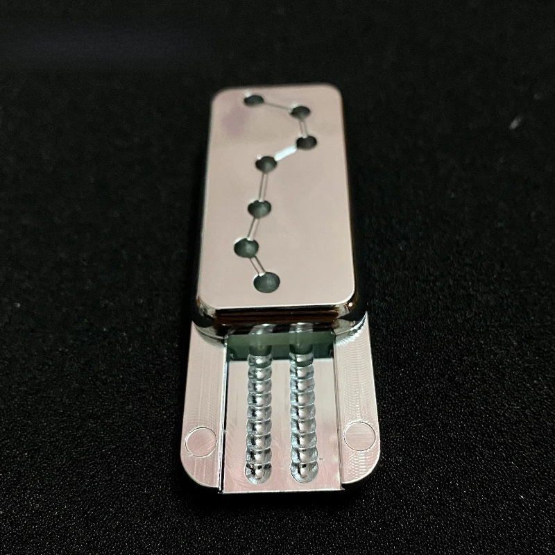 Carte de poussée magnétique lumineuse, curseur mécanique, plaque de poussée en métal, pièce haptique EDC, jouet sensoriel Anti-Stress, Anti-anxiété