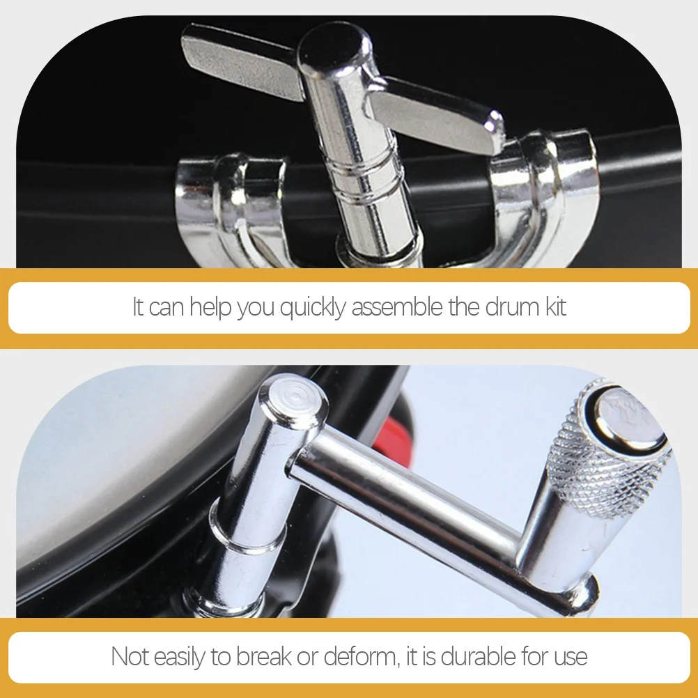 

4pcs Keys Premium Durable Metal Universal Drum Tuning Key Compact Percussion Instruments Parts Professional Drum