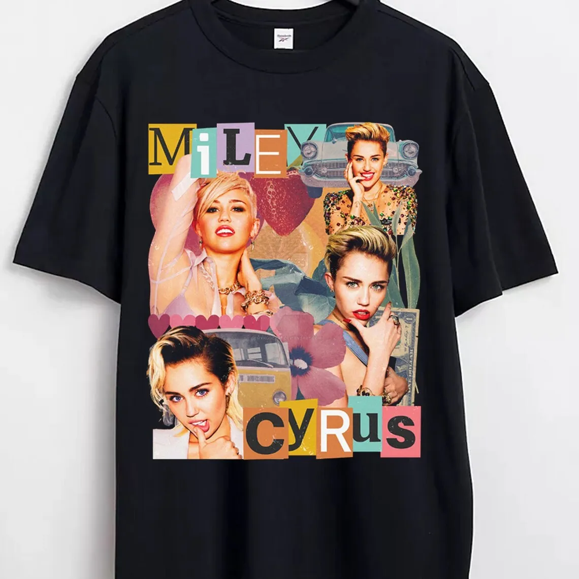 Miley Cyrus Flowers Endless Summer Vacation Vintage T shirt  Plastic Hearts Hannah Montana The Movie Vintage Style 90s  Pop Musi