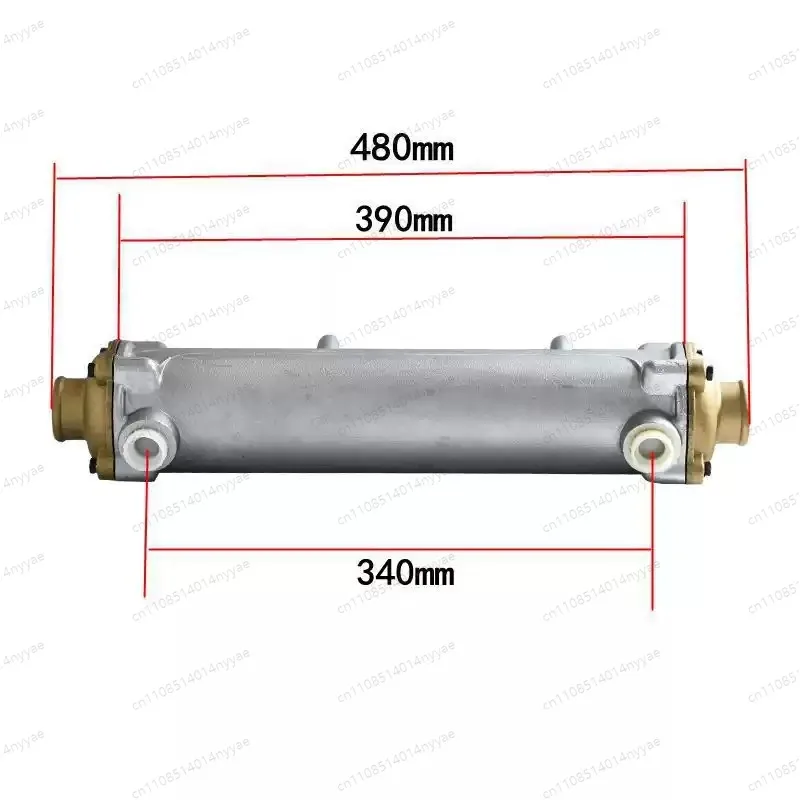 D300 Marine Engine Water Cooler Boat Accessories Marine Condensing Coils Titanium Heat Exchanger Diesel Oil Cooler