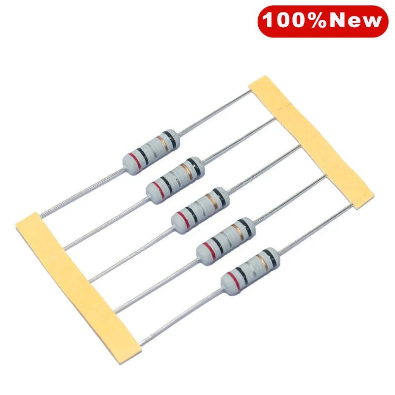 10-100pcs Wire Fuse Wirewound Resistor 1/4W 0.5W 1W 2W 3W 10Ω 20 22 33 39 47 51 68ohms 100R 10R 20R 22R 33R Ohm  Fuse Resistance