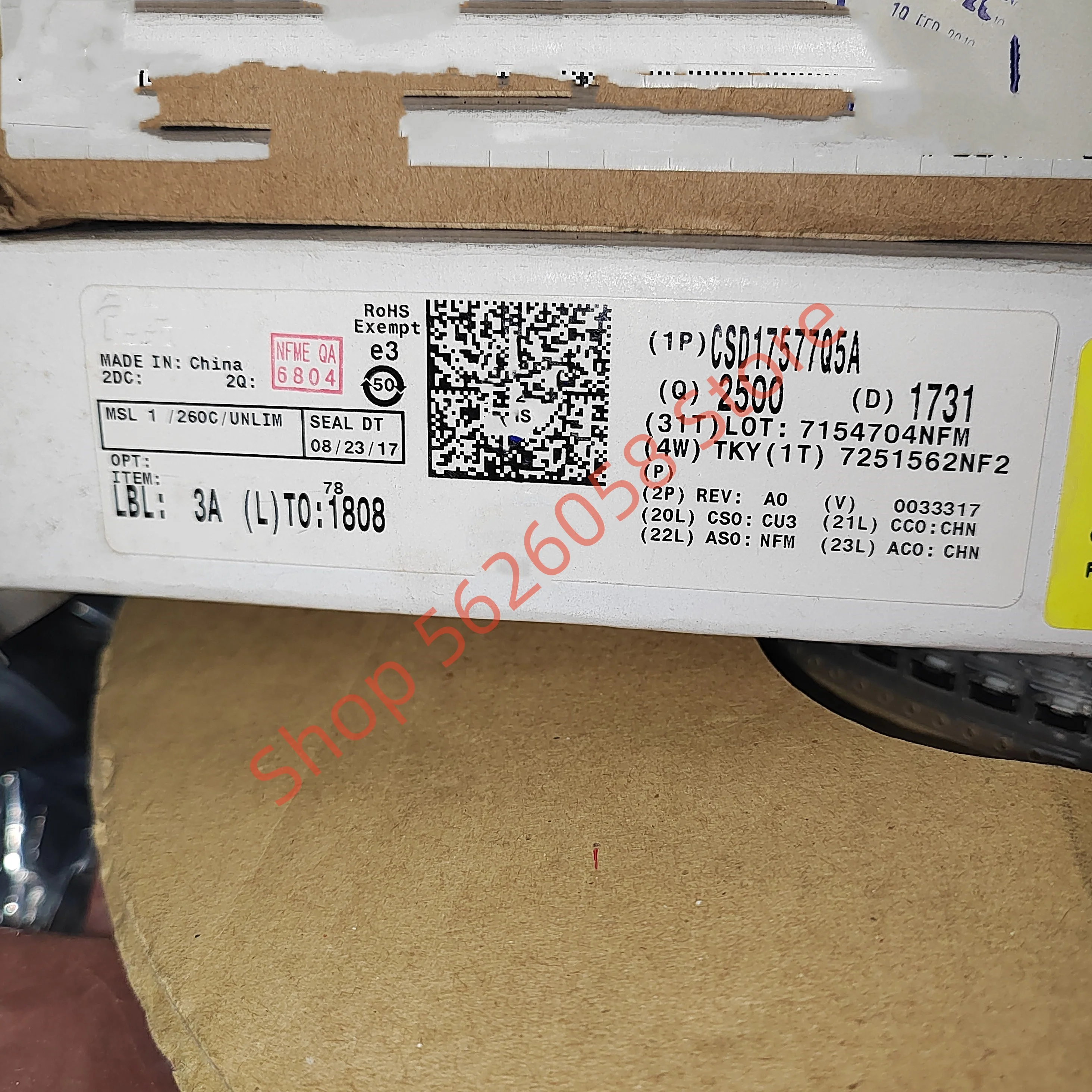 

CSD17577Q5A QFN 10 шт./лот оригинальные и аутентичные, бесплатная доставка