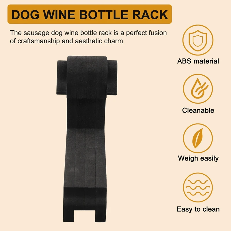 HOT SALE Dachshund Wine Bottle Holder Dachshund Dog Wine Bottle Holder Wine Bottle Holder Decorative Kitchen Wine Organizer