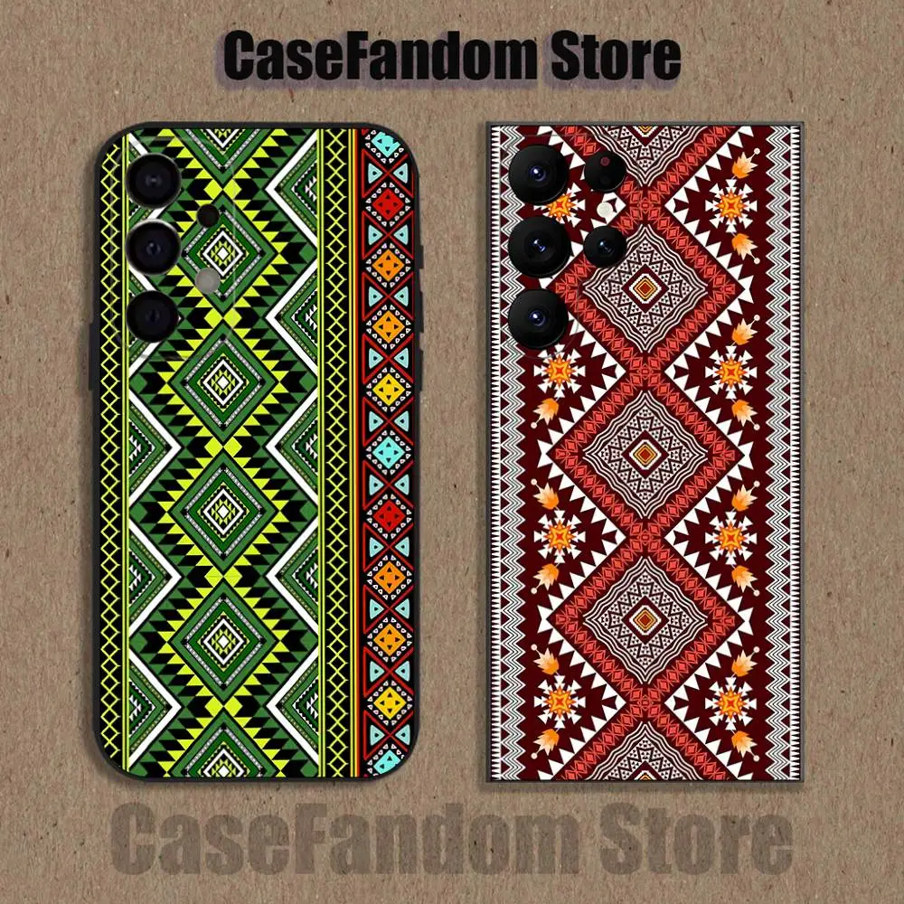 

Hungarian Embroidery For Samsung Phone Case S26,S25,S24,S21,S22,S23,S30,Ultra,S20,Plus,Fe,Lite,5G Black Cover