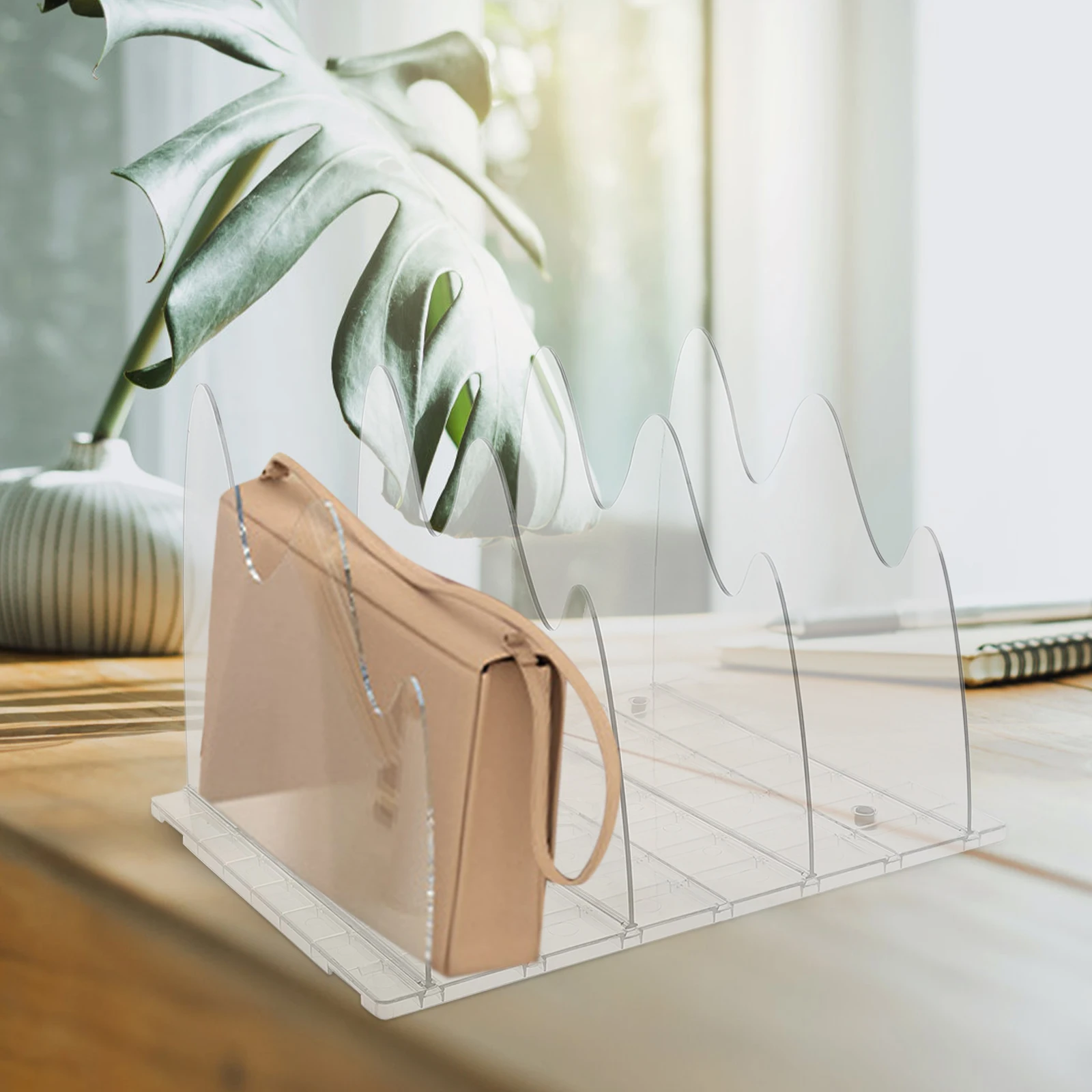 

Storage Box Closet Divider Bag Organizers Wallet Purse Holder for Plastic Multi-function Cabinet