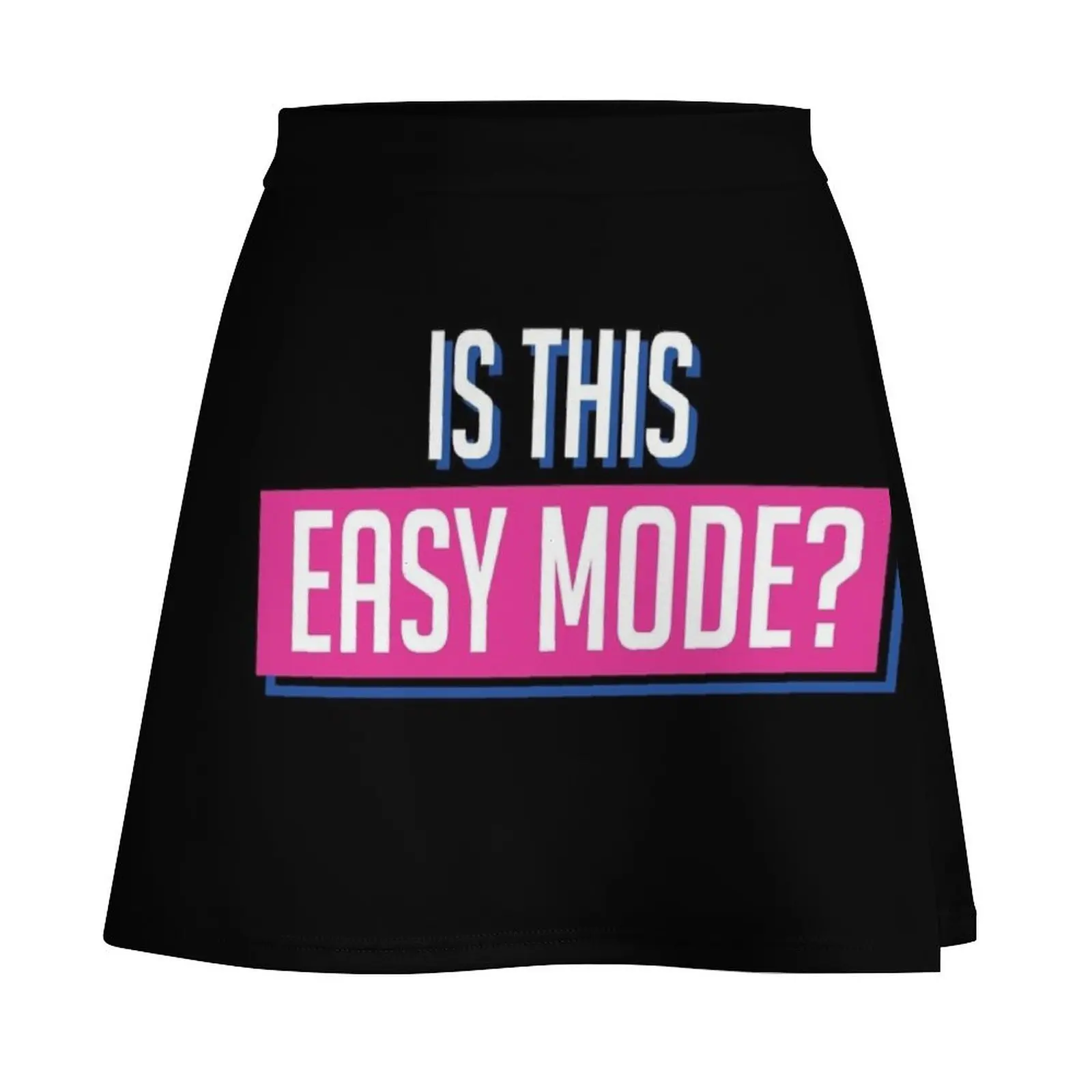 D.Va is this Easy Mode Gamer voice line design Mini Skirt Women's skirt women clothes Womens dresses Woman clothing Mini Skirt