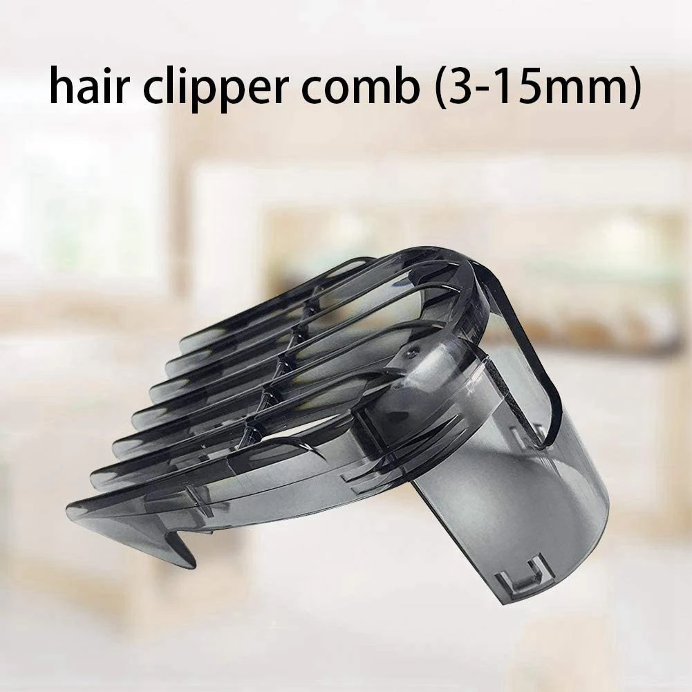 Cabelo Clipper Comb Substituição Pente, 3-15mm, Fit para Philips QC5510, QC5530, QC5550, QC5560, QC5570, QC5580