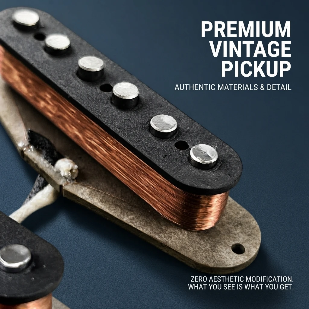 1969 Custom SSS Single Coil Pickup Set Hand-Wound Alnico V Magnets Classic Tone for ST Strat Style Guitar