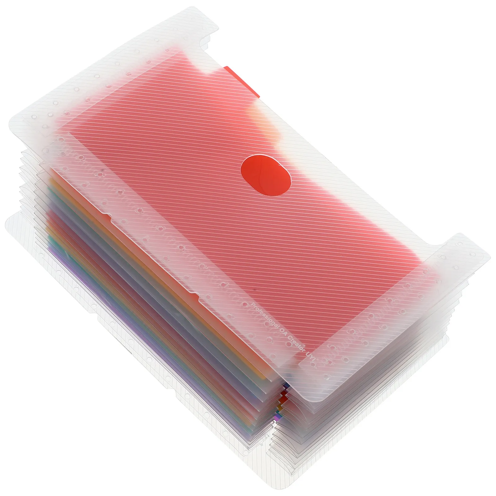 

Expandable File Organizer Folder Heavy-Duty PVC Accordion Binder for Documents Papers Checks Portable Desktop File Storage