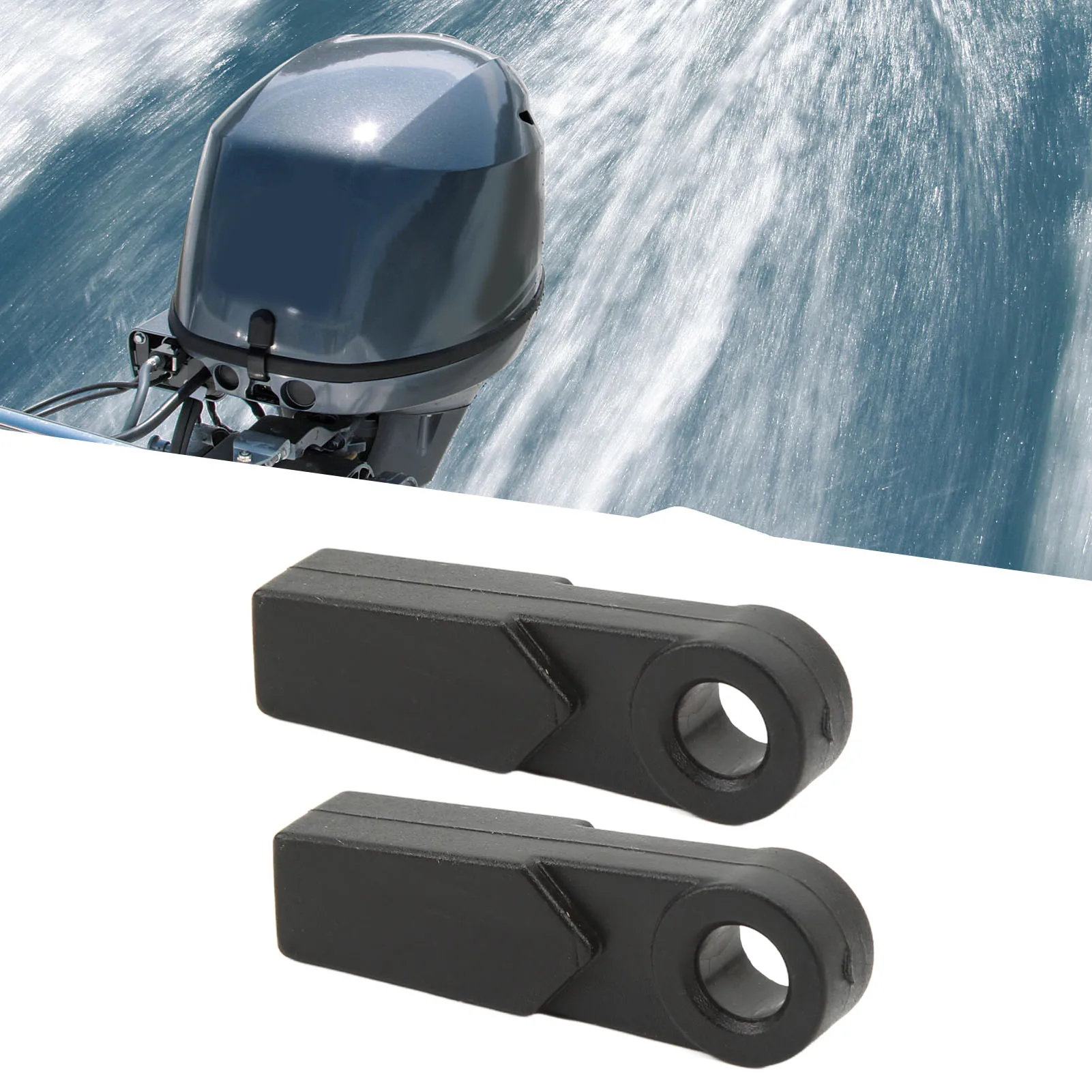 

2PCS Outboard Cable End 663‑48344‑00‑00 Replacement for Outboard 9.9 15 25HP 1996‑2014