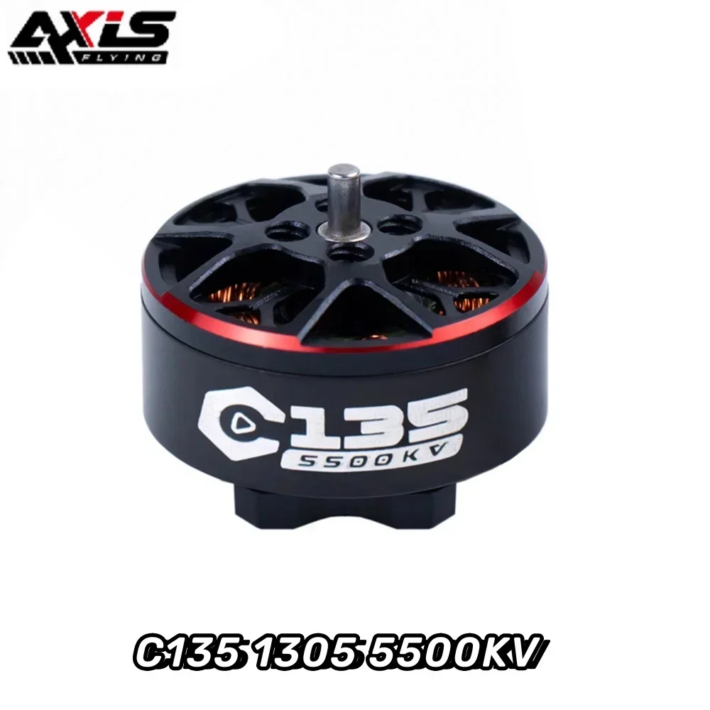 Axisflying-ブラシレスモーター,c135,1305,5500kv,fpvドローン,4s lipo,1.5 rc 2.0 "cinewhoop,2.5" つまようじ用シャフト,新品