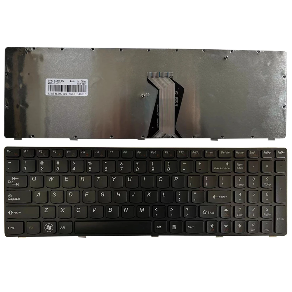 New US Keyboard For Lenovo G580 Z580 Z580A G585 Z585 Laptop English Keyboard 25206659 MP-10A33US-686CW T4G8-US