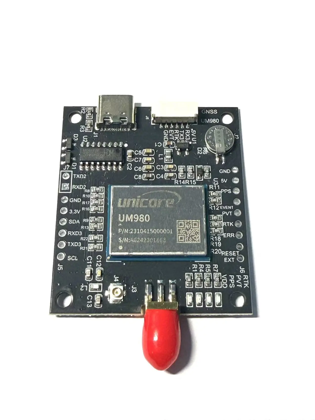 And the Xingxintong UM980 development board, a full-system, full-frequency RTK centimeter-level positioning module