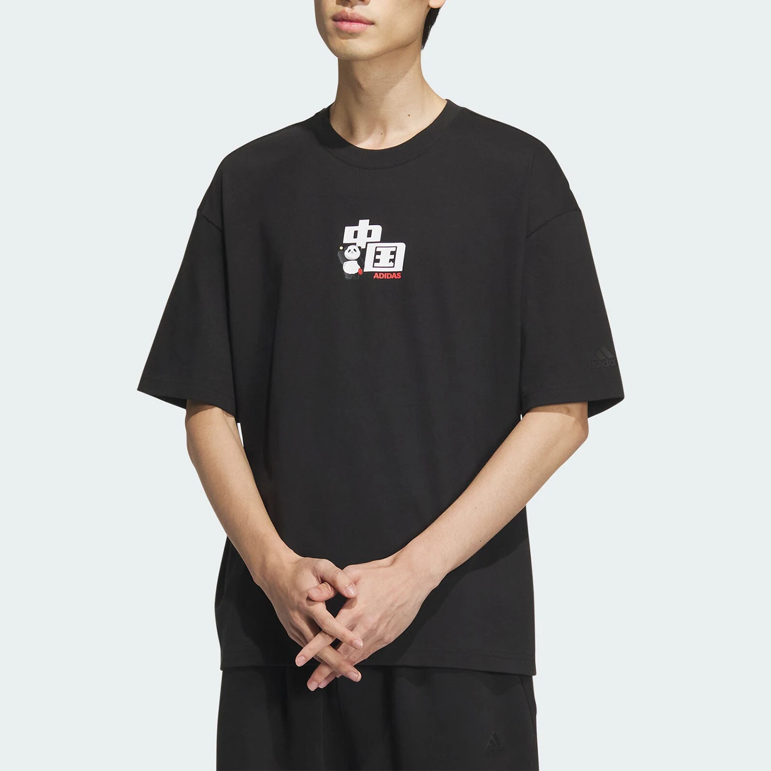 

Adidas genuine genuine M TEE3 Men's Sport Casual Loose Short Sleeve T-Shirt JI6838