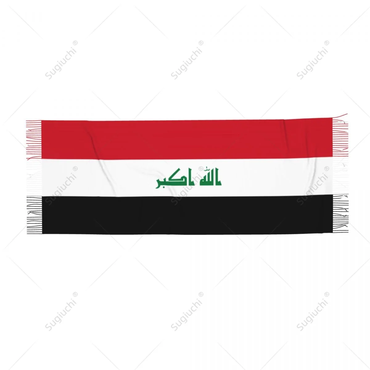 Iraq Flag Scarf Pashmina Warm Scarves Shawl Wrap Hijab Spring Winter Multifunction Unisex