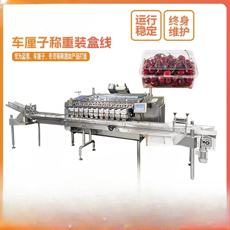 Automatic fruit linear scale, automatic quantification of cherries