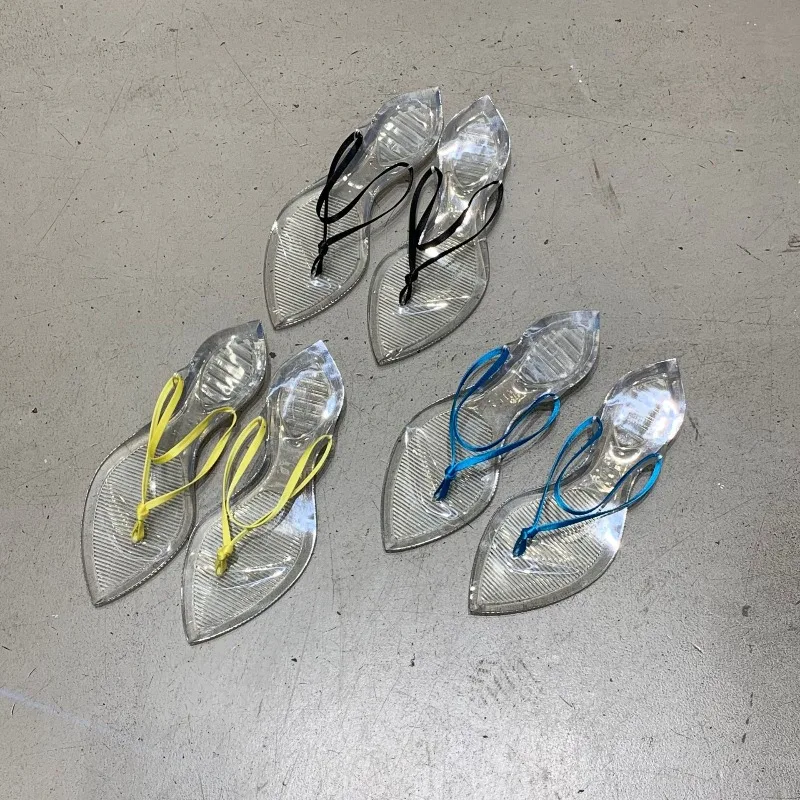 

New Women's Shoes Fashion Pointed Tip Flat Bottom Flip Flops for Woman Summer Vacation Casual Shoes Designer Shoes Zapatos Mujer
