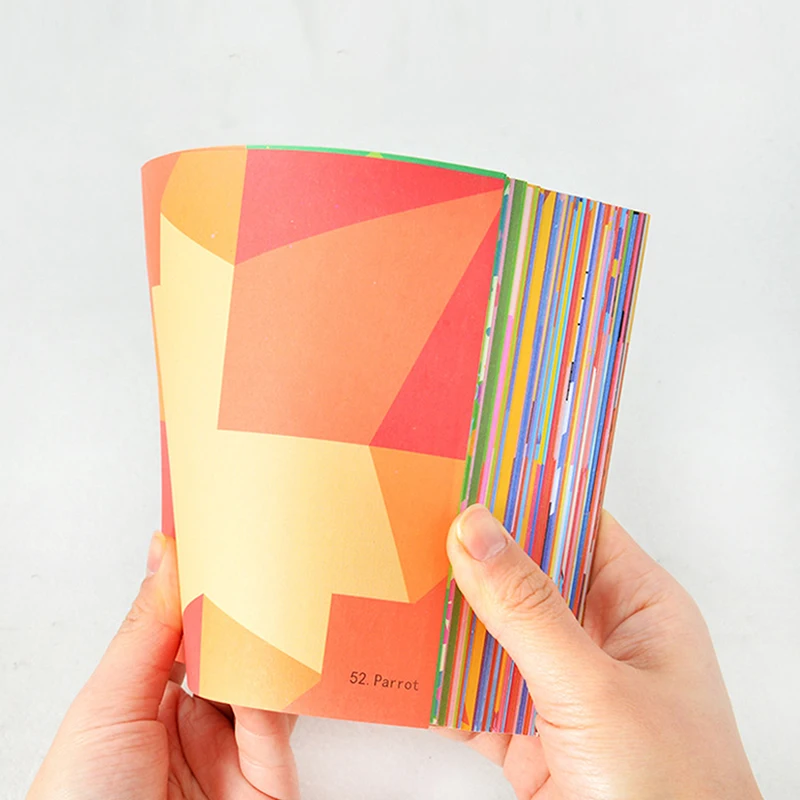 Kinder im Alter von 5–16 Jahren, 108 Blatt mit 54 Mustern, Anleitungsbuch, Origami-Papier-Set für Fortgeschrittene Anfänger