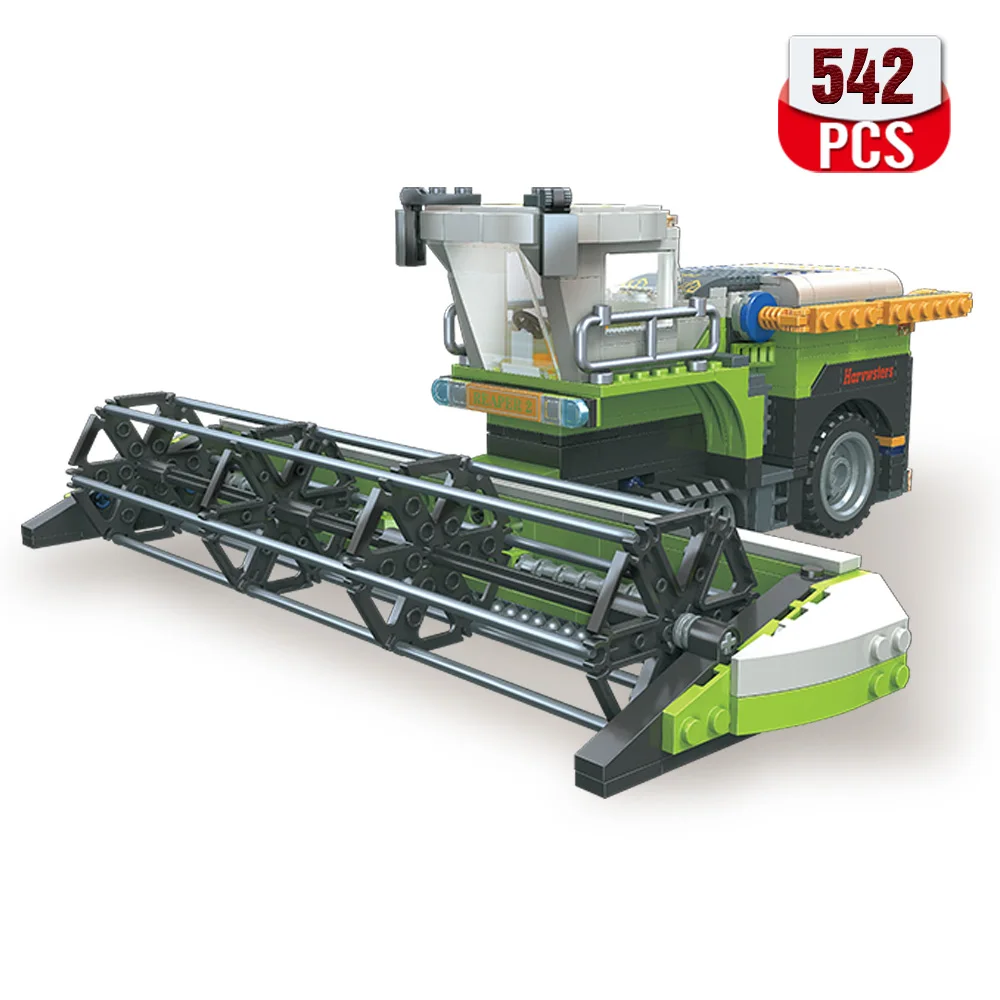 Corn Harvester Building Blocks Building Blocks Sets Suitable for Birthday Gifts ,Compatible with Lego Particles,542pcs