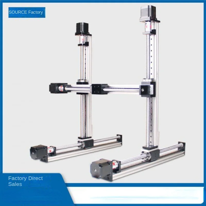 Sealed Dustproof Ball Screw Sliding Table Cross Gantry Linear Module Three-Axis Automatic CNC Workbench