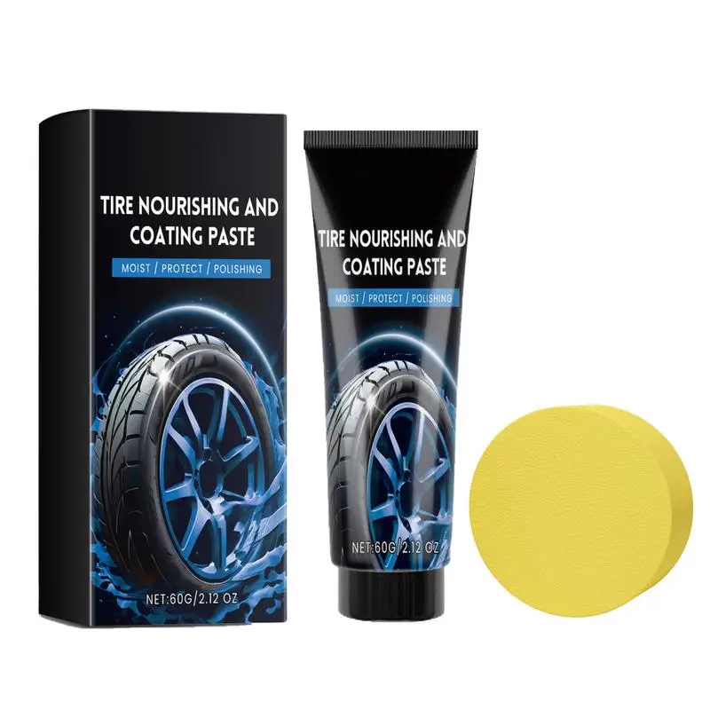 Tire Maintenance And Coating Paste Car Protection Paste Household Car Restores Tire Finish Cream For Cleaning Stain Remover