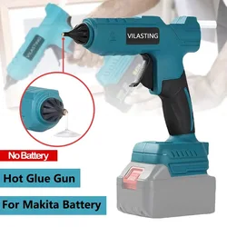 Electric Hot Melt Glue Gun Cordless Glue Grab 11mm Glue Stick Hot Melt Welding Air Gun (No battery) Fit Makita 18V Battery pin