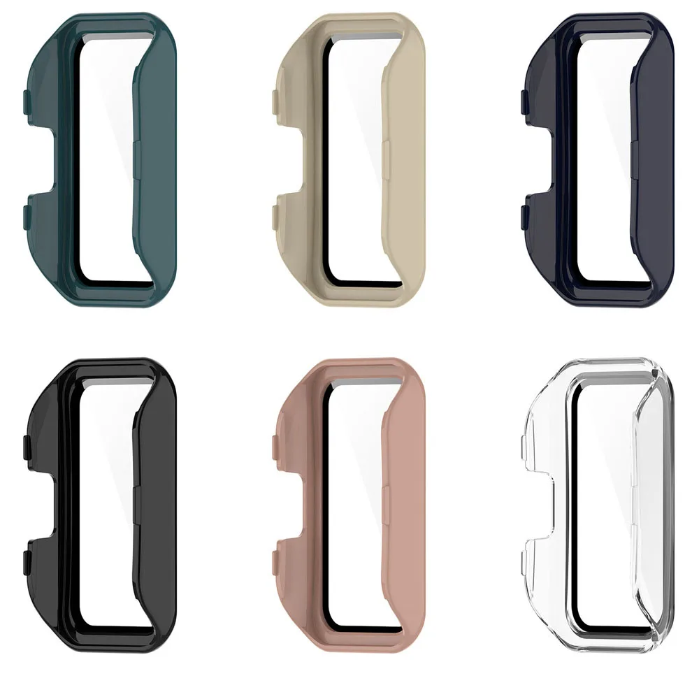 Чехлы-чехлы для Huawei Band 10 9 8, защитный чехол для браслета с пленкой 2 в 1, защитная рамка для экрана, аксессуары для бампера