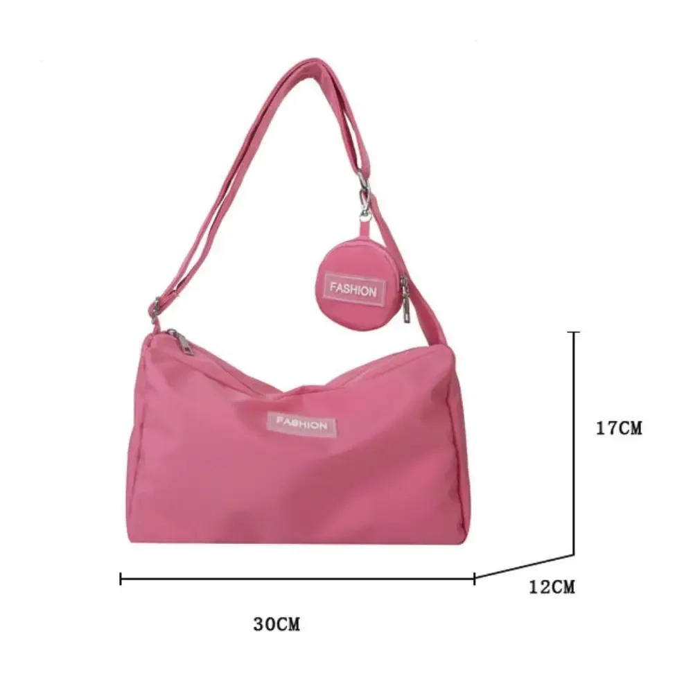 Fashion Lightweight Oxford Bag Korean Version Large Capacity Crossbody Bag Casual Versatile Bag