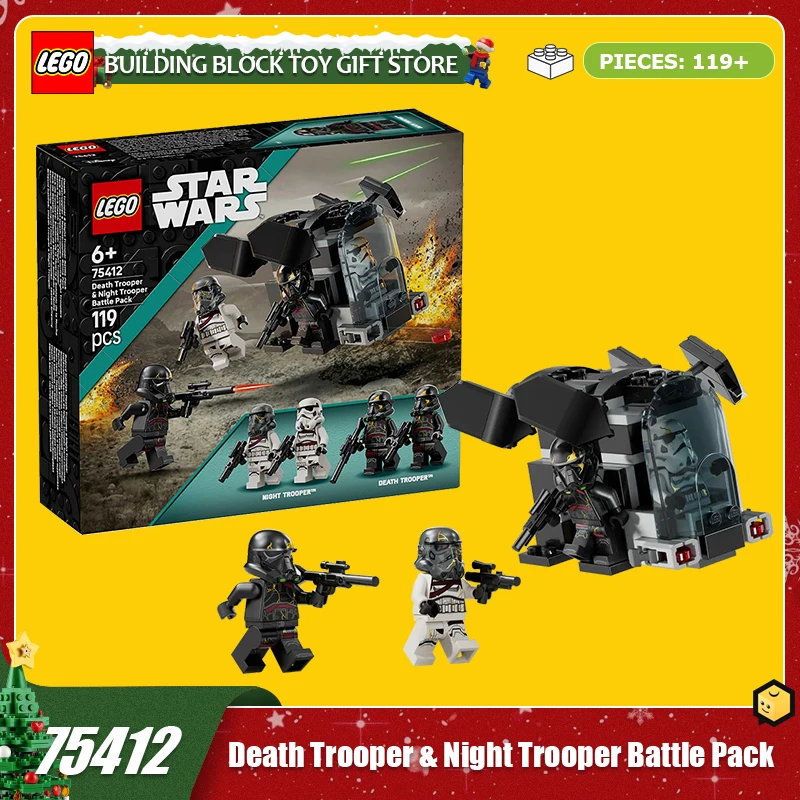 

LEGO Building Blocks Star Wars 75412 Death Soldier and Night Soldier Boy Children's Toy Christmas Gift