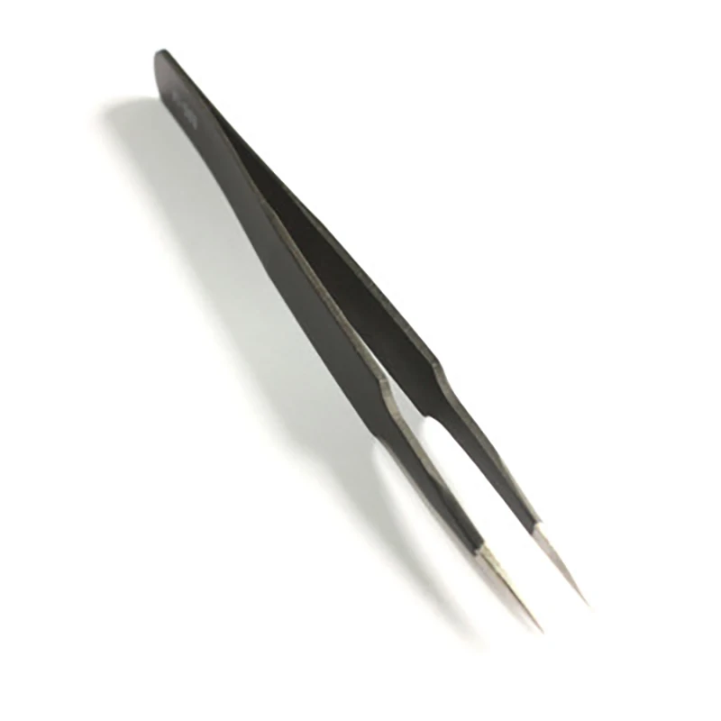 Bộ 6 Dây Thép Không Gỉ Chống Tĩnh Điện ESD Bộ Dụng Cụ Cao Cấp Đầu Cong Thẳng Nhíp Đồng Hồ Đa Năng Kềm Sửa Chữa