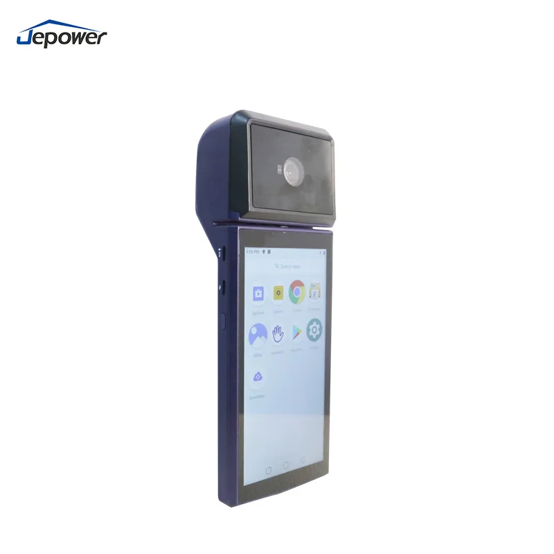 Android Handheld Mobile POS Machine with Palm Vein Recognition NFC Card Reader 1D/2D Scanner 6" Screen-in Stock