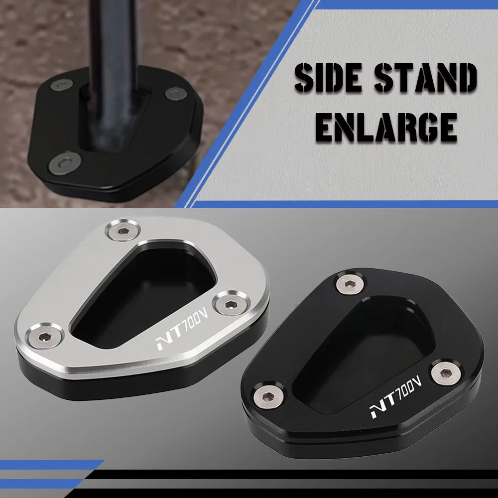

For Honda NT700V DEAUVILLE ABS 2006-2014 2015 2016 NT 700 V DEAUVILLE Foot Side Stand Enlarger Plate Pad Kickstand Extension
