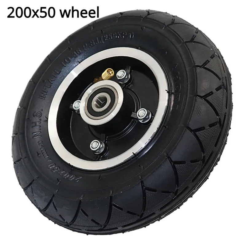 High Quality 200x50 Electric Scooter Tyre WheelCenter Axle Hub 8