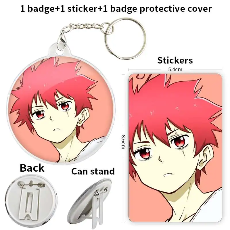 Asano Taiyou Yozakura Mutsumi Anime Character Game Soft Button Badge Brooch anchor Peripherals Pin Tinplate Accessories