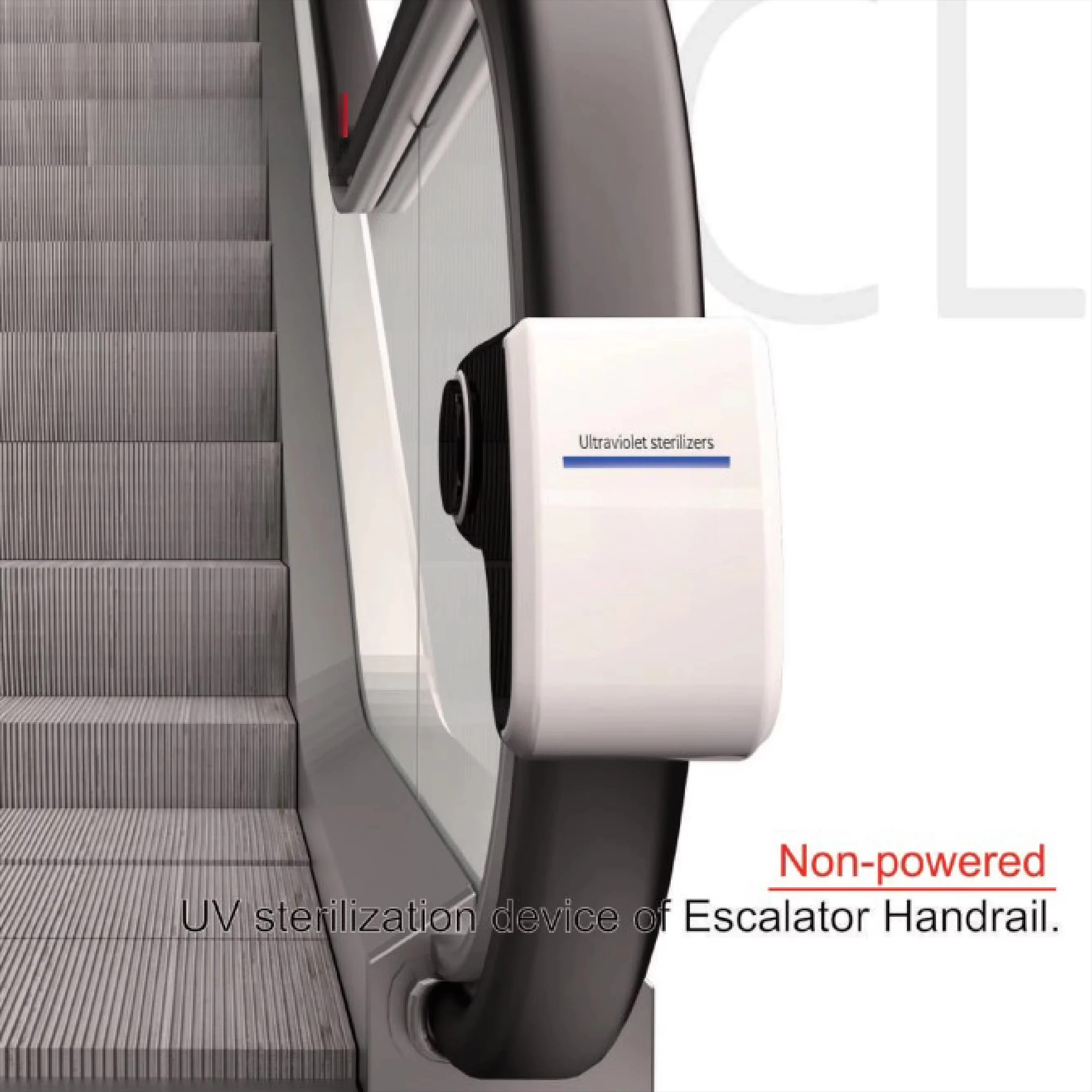 

An Automatic Escalator Handrail Cleaner,escalator Handrail Belt Sterilizer