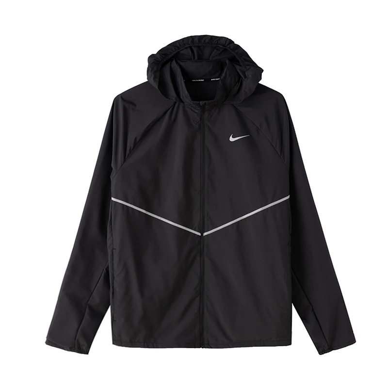 Nike men's jacket, sportswear for outdoor activities, fitness training, trendy and fashionable woven jacket IF2370-010