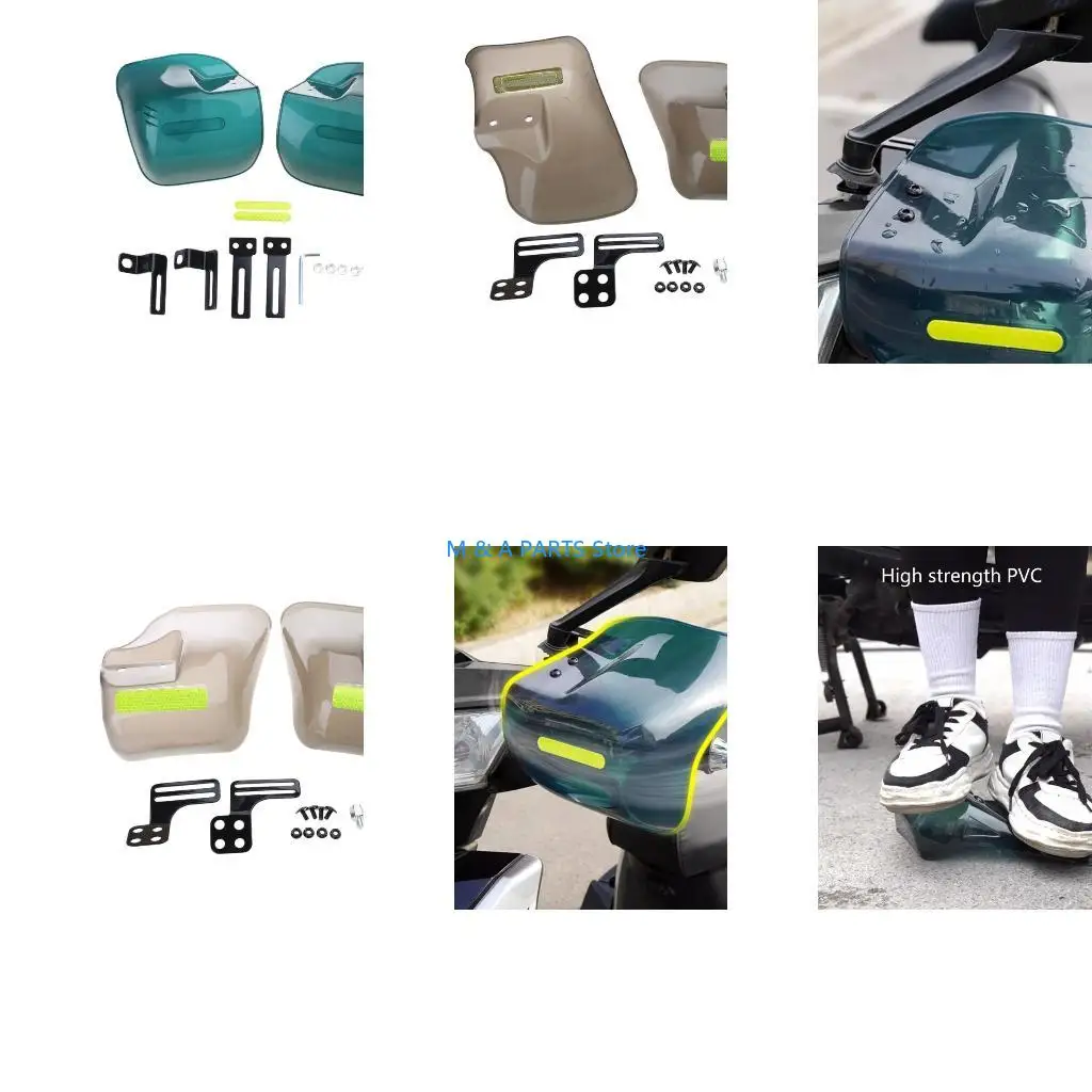 U1JF General Hand Cover ABS Hand Guard Protective Hand Cover Pair for Motorbike