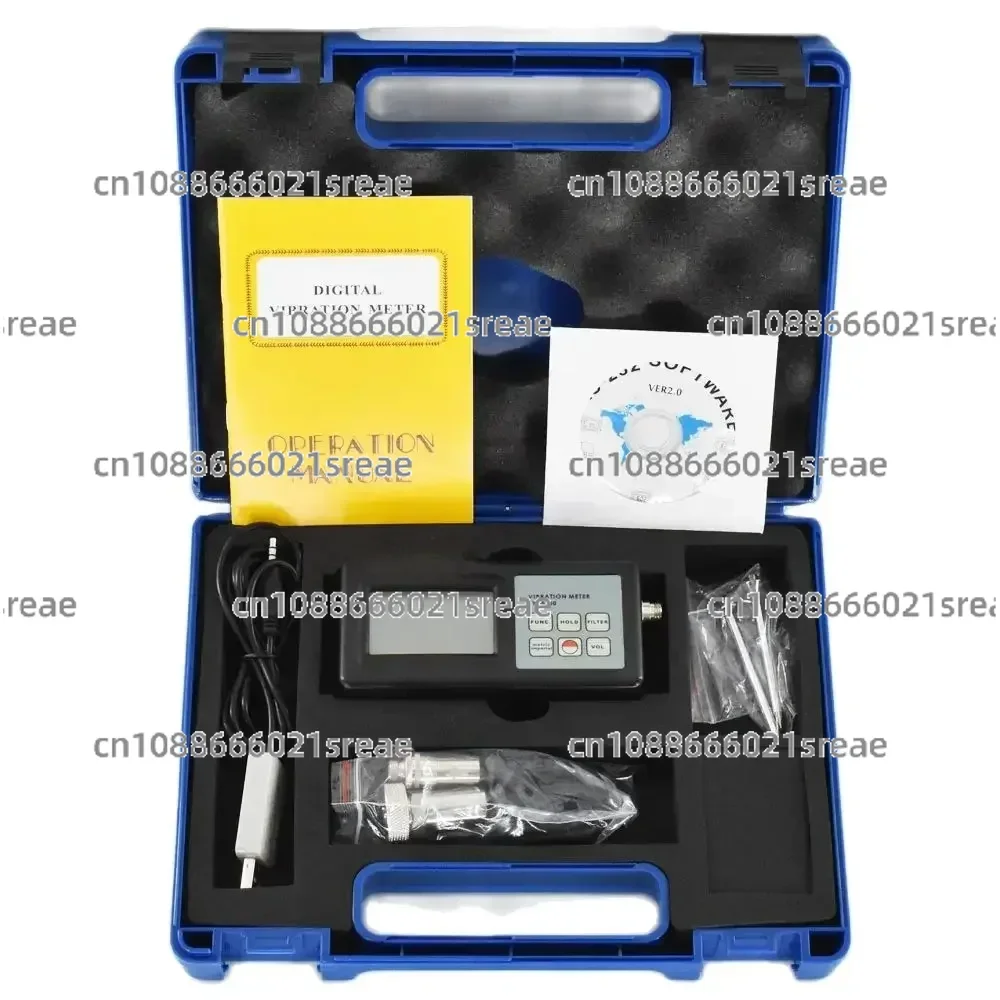 

VM-6360 Digital Vibration Tester Meter Analyzer with CD Software and Cable 0.01-400mm/s True RMS Vibrometer