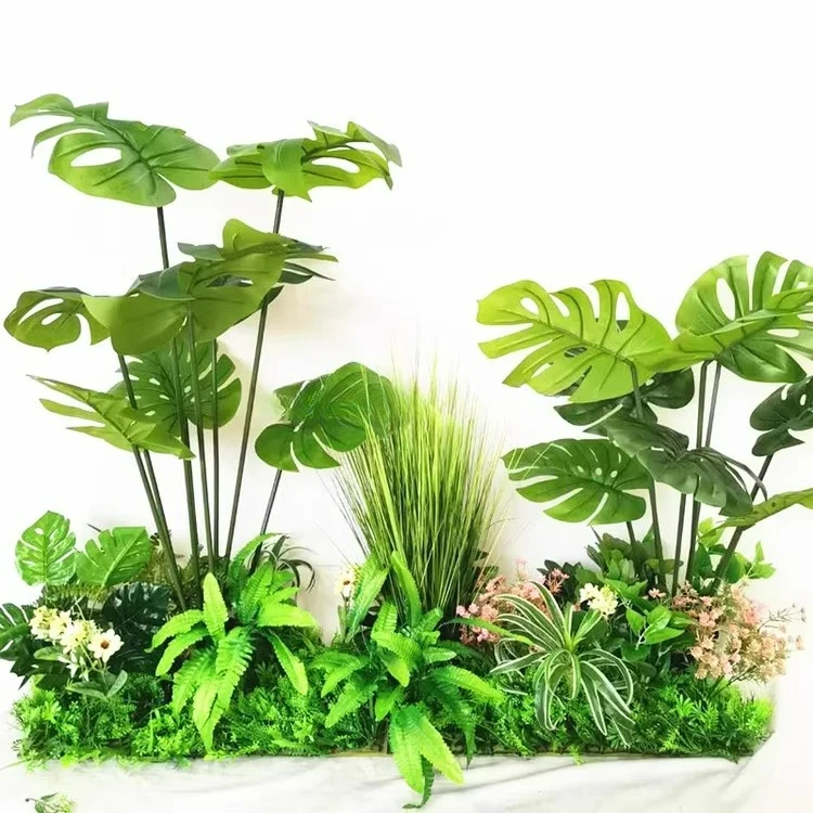 

Customizable shopping mall music dining bar home simulation green plant decoration