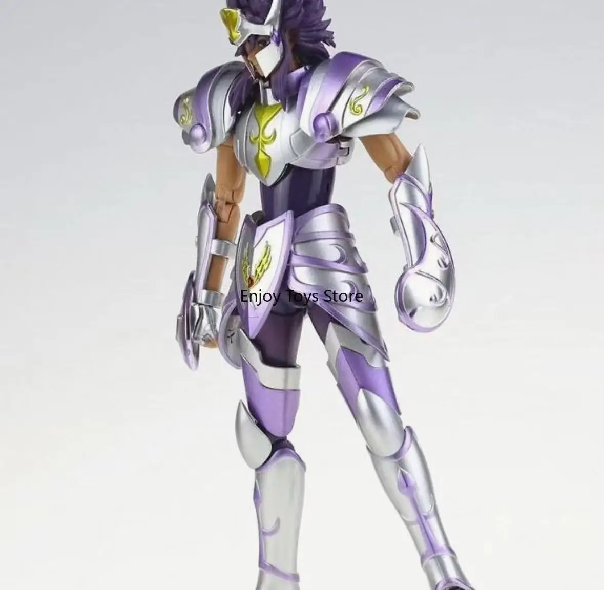 มีสินค้าในสต็อก: โมเดลนักรบผ้าคลุมศักดิ์สิทธิ์สีเงิน รุ่น Myth แบบขยับได้ ขนาดเท่าของจริง