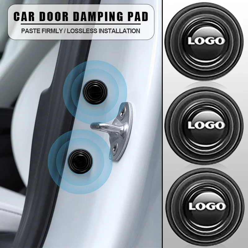 وسادة صدمات سيليكون مخصصة للسيارة ، امتصاص الصدمات ، حشية عازلة ، وسادة عزل الصوت ، باب واقي مثبت ، كتم صوت ، مضاد #3