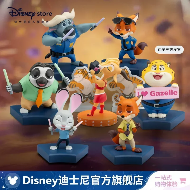 

Authentic Disney Zootopia Concert Series Blind Box Judy Hopps Kawaii Model Cute Collectible Toy Girl Boy Holiday Christmas Gifts