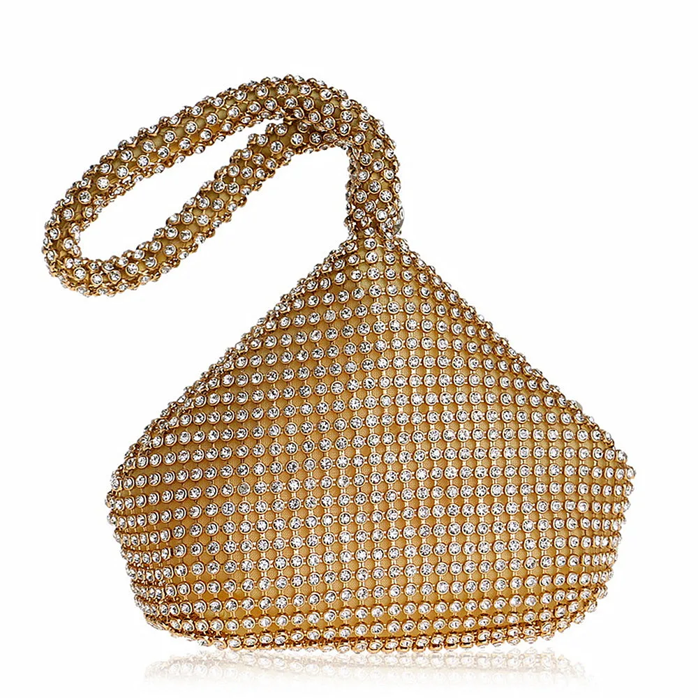 

Crystal Women Evening Purses Rhinestones Clutch Bag Female Dinner Party Wedding Purses Mini Handbags Money Bags Gifts For Wife