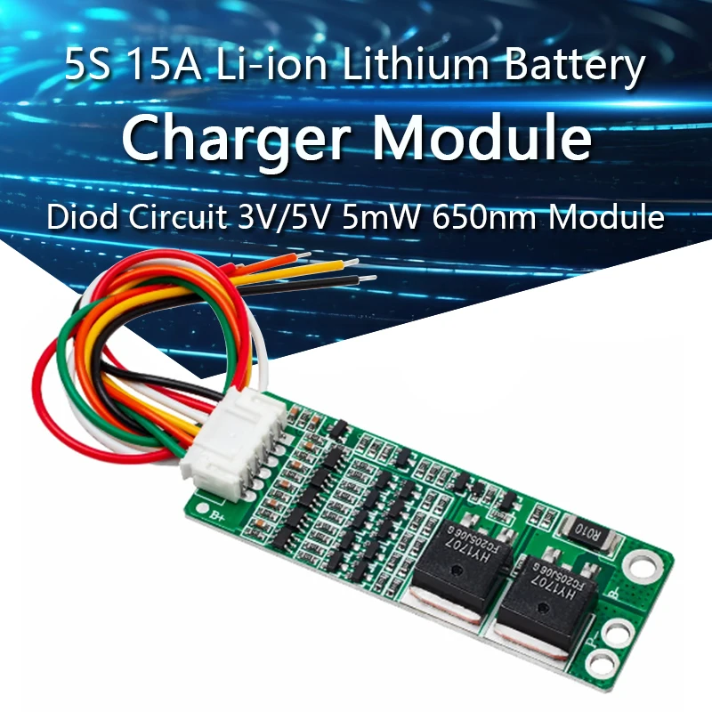 

5S 15A Li-ion Lithium Battery BMS 18650 Charger module Protection Board 18V 21V Cell Protection Circuit charging board