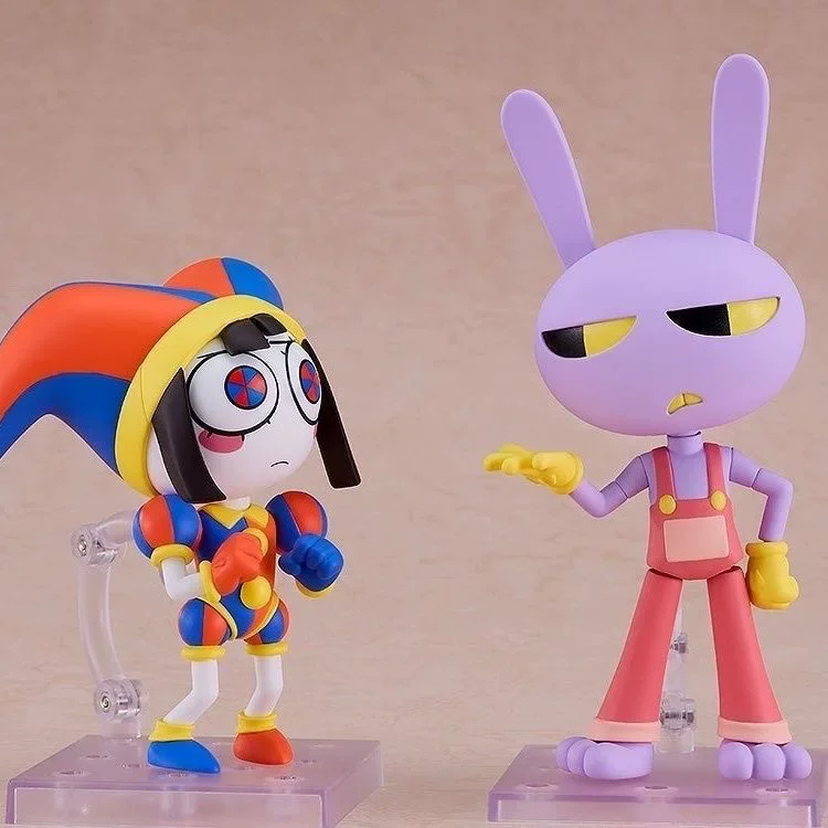 Anime The Amazing Digital Circus, Pomni Clown Jax, Versión Q, Nendoroid # 2771 # 2583 Figuras de Acción con Intercambio de Caras, Juguete Divertido, Regalo