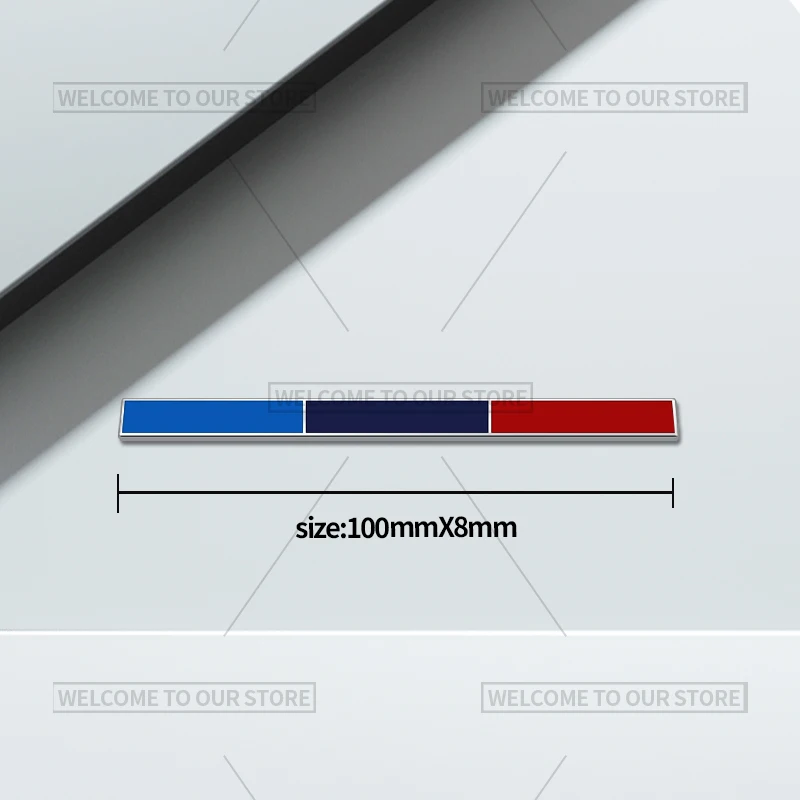 3D تصفيف السيارة إيطاليا فرنسا ألمانيا السويدية ثلاثة ألوان شعار دراجة نارية شارة ملصقات معدنية السيارات الخلفية الجذع الشارات #4