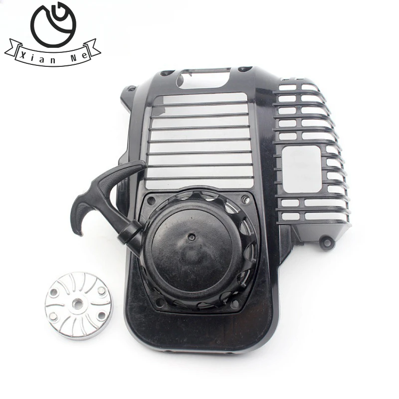 4T Gasoline Engine Cylinder Cover & Recoil Starter for Zongshen S35 4 Stroke Lawn Mower Brush Cutter Grass Trimmer Power Parts